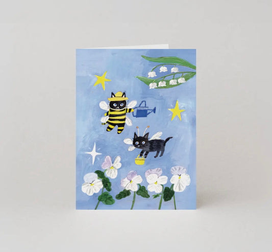 Bee Gardener Mini Card