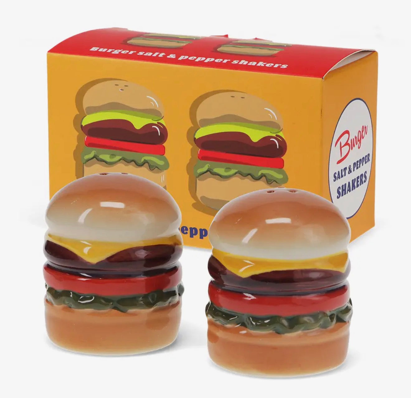 Burger Salt & Pepper Shakers