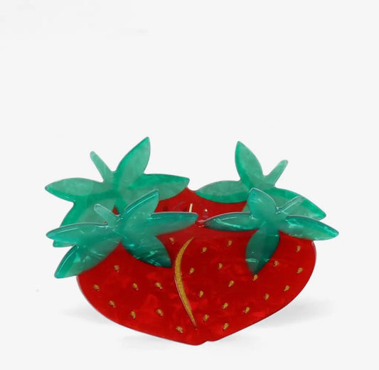 Strawberries Hair Claw