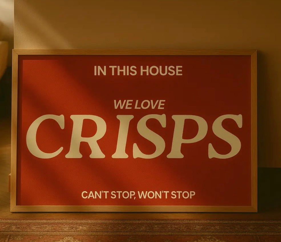 Crisps A3 Print