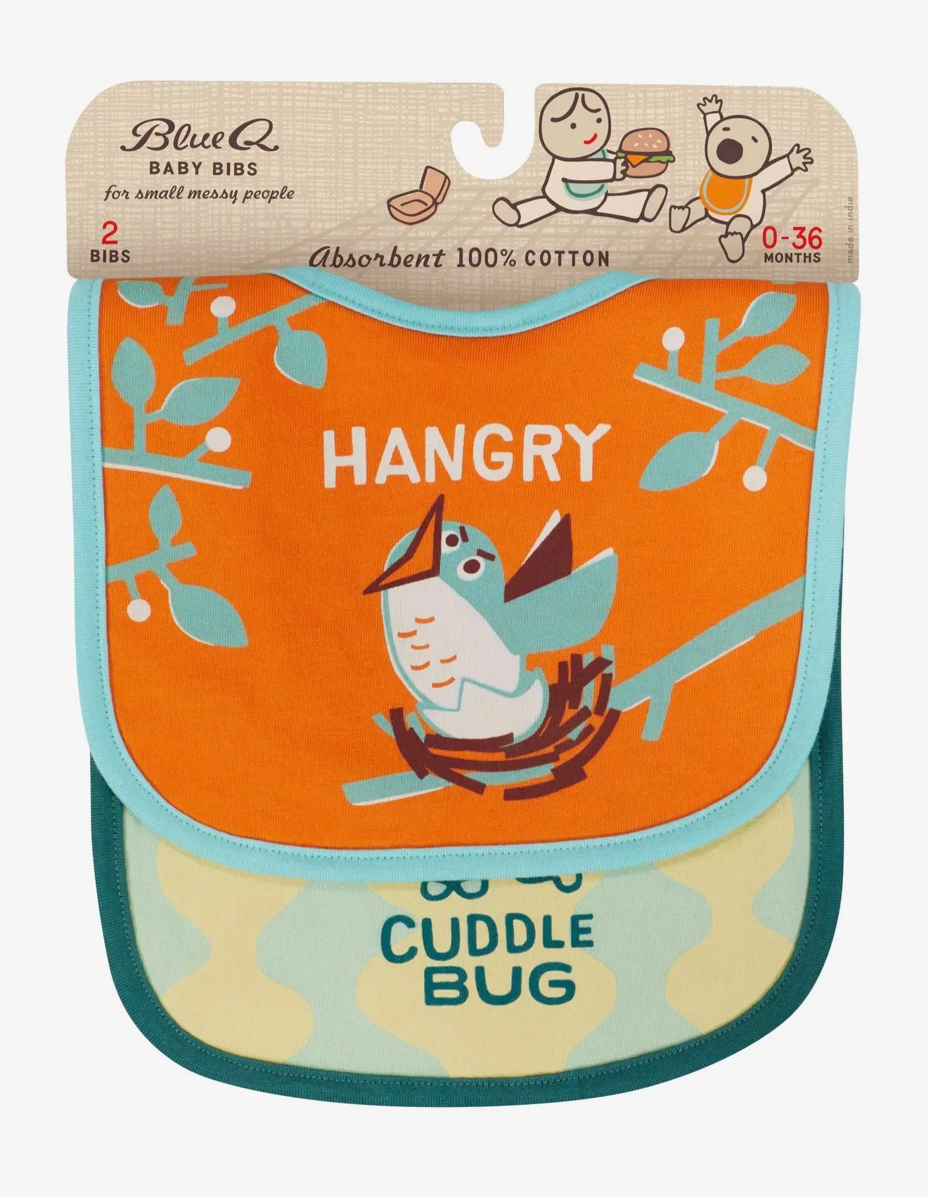 Hangry/ Cuddle Bug Baby Bibs