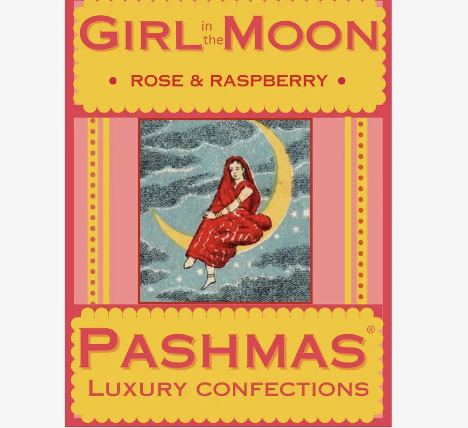 Pashmas Luxury Indian Confections Girl in the Moon