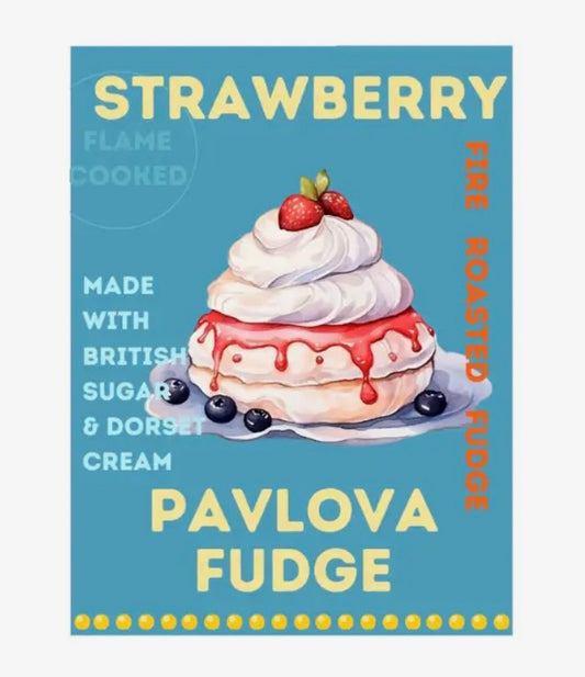 Strawberry Pavlova Flavour Fire Roasted Artisan Fudge