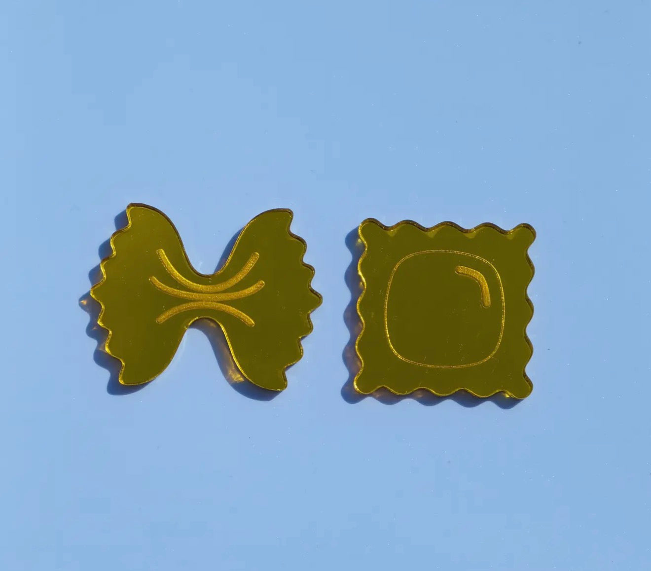 Pasta Shell Hair Clips - Set of 2