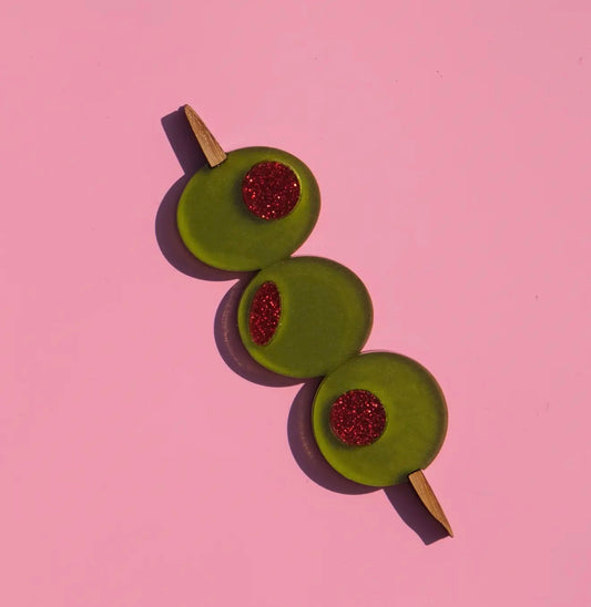 Olive Stick Hair Clip