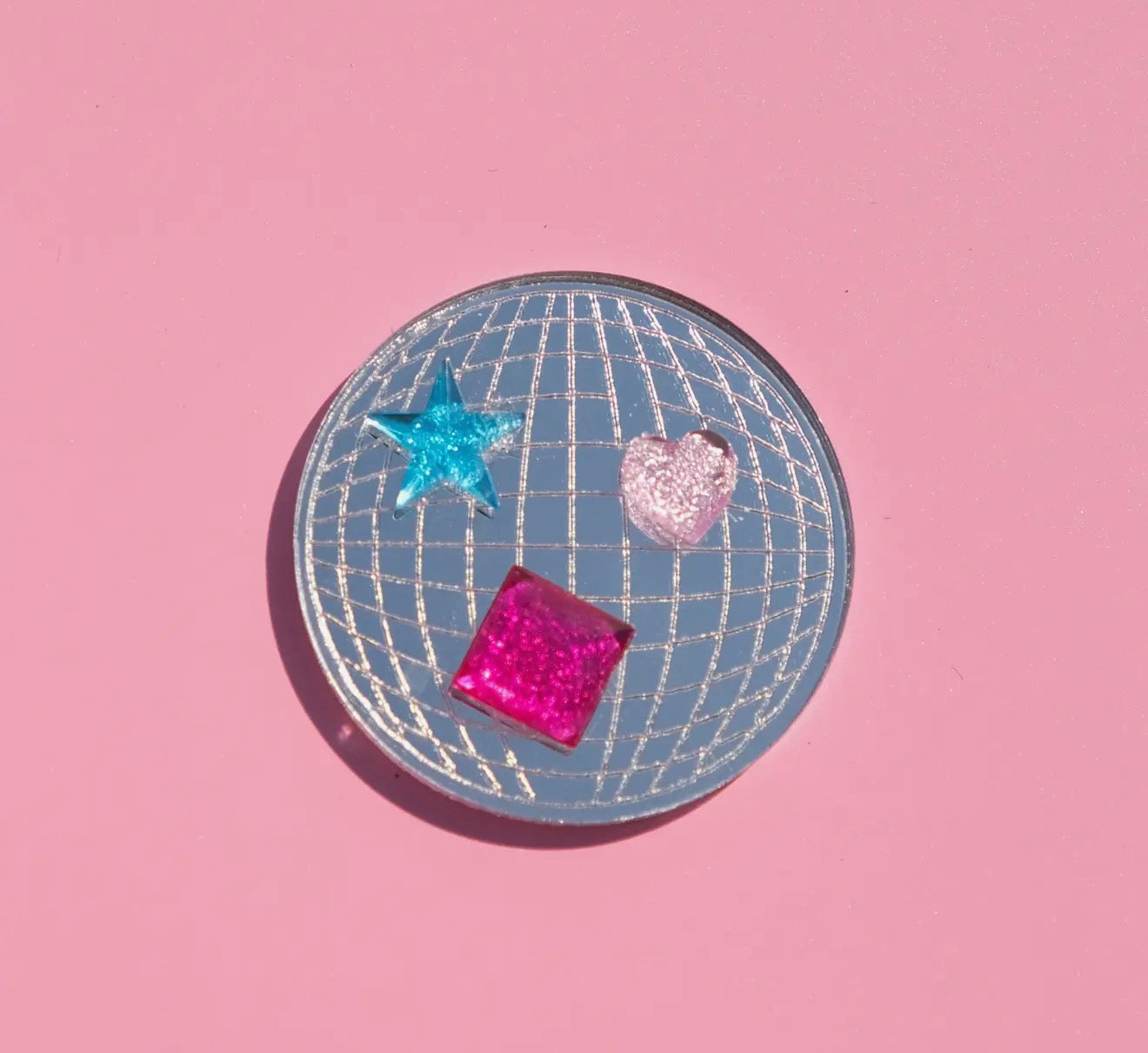 Colourful Disco Ball Hair Clip