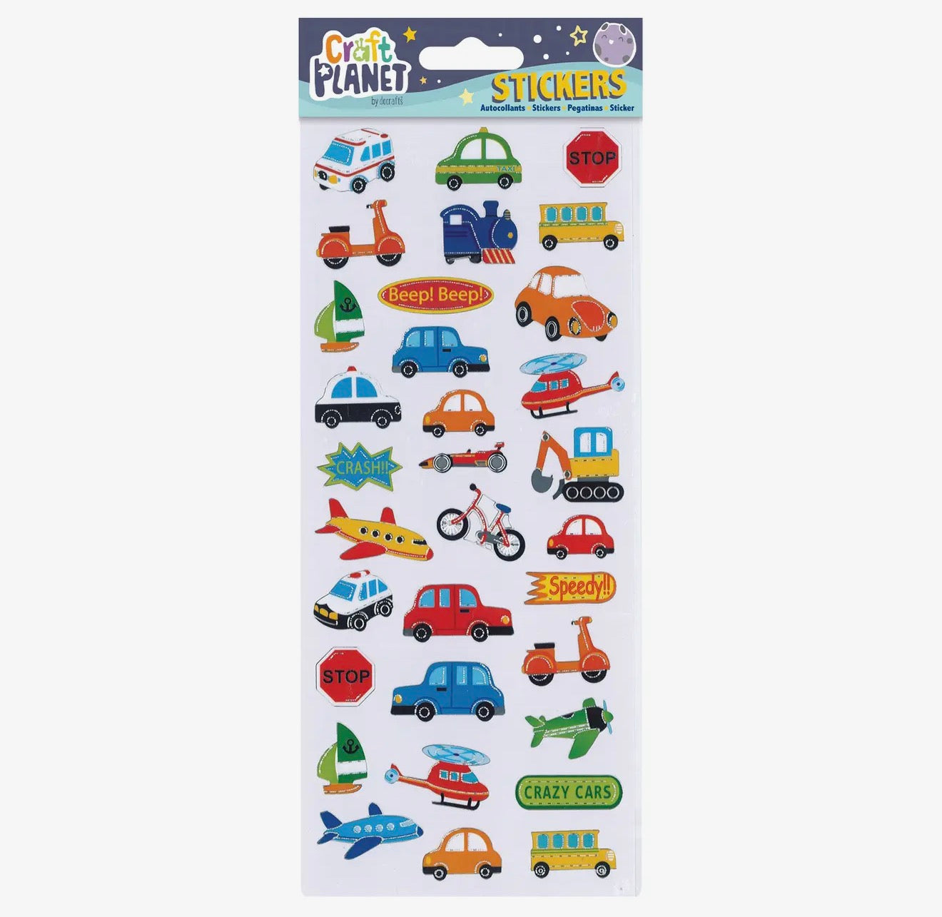 Beep Beep Sticker Sheet
