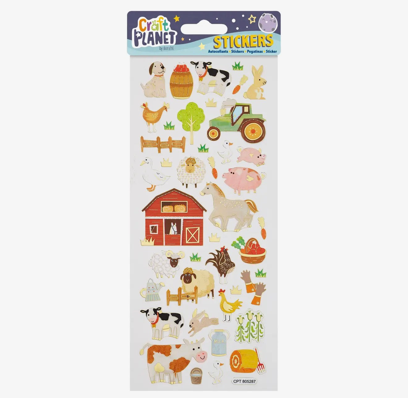 On the Farm Sticker Sheet