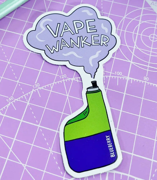 Vape Wanker Vinyl Sticker
