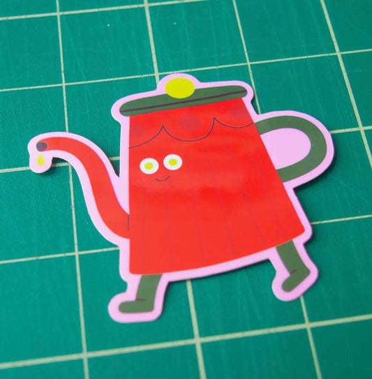 Kettle Vinyl Sticker