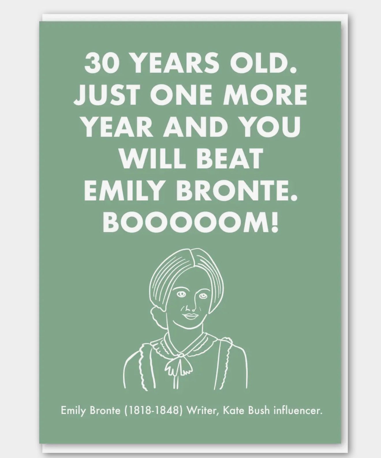 Emily Bronte 30 Card