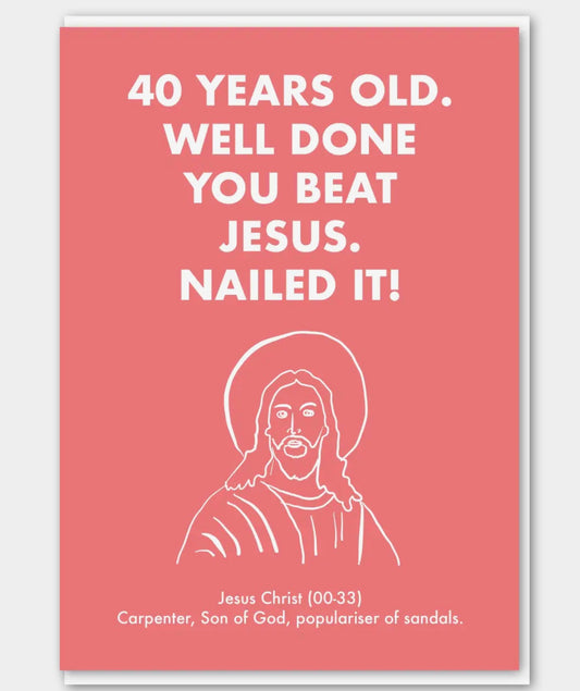 Jesus 40 Card