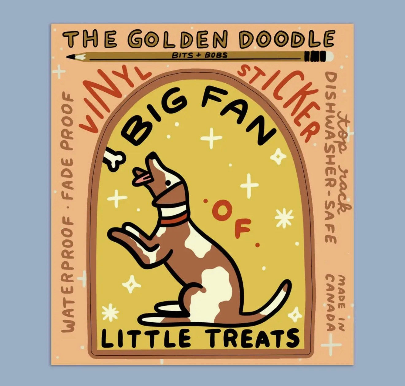 Big Fan of Little Treats Sticker