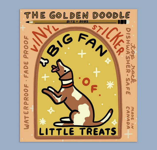 Big Fan of Little Treats Sticker