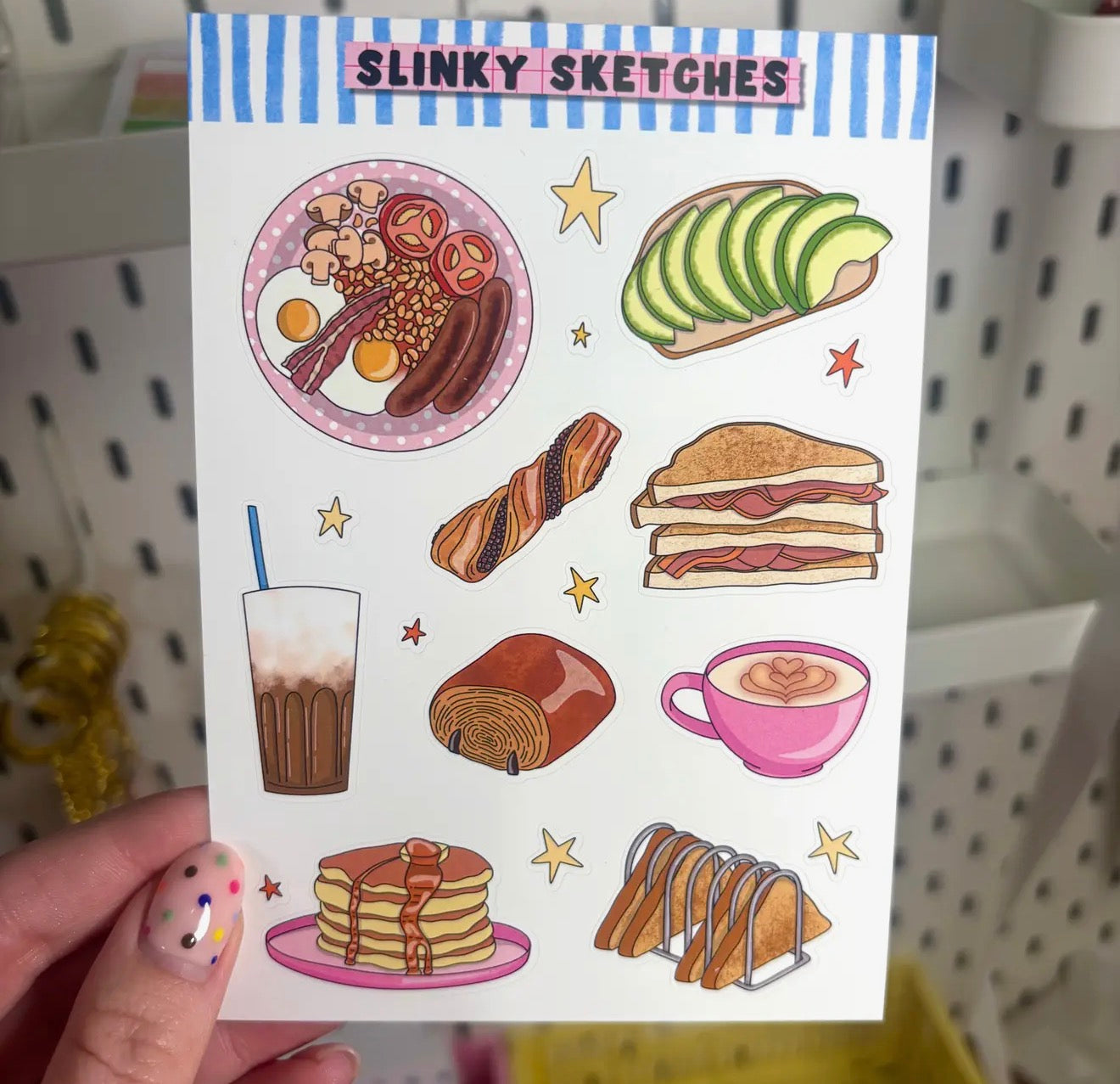 Brunch A6 Matte Sticker Sheet
