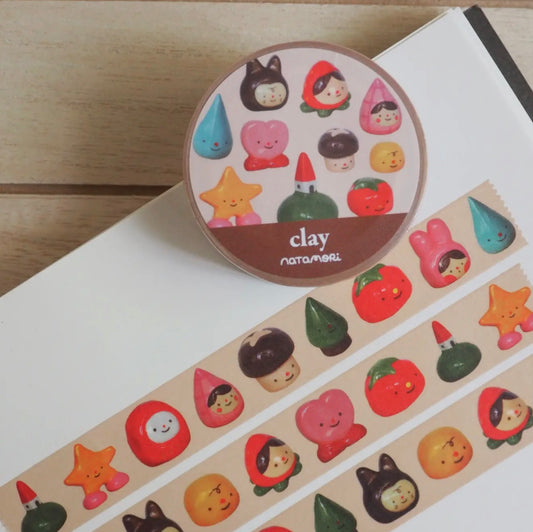 Clay Matte Washi Tape
