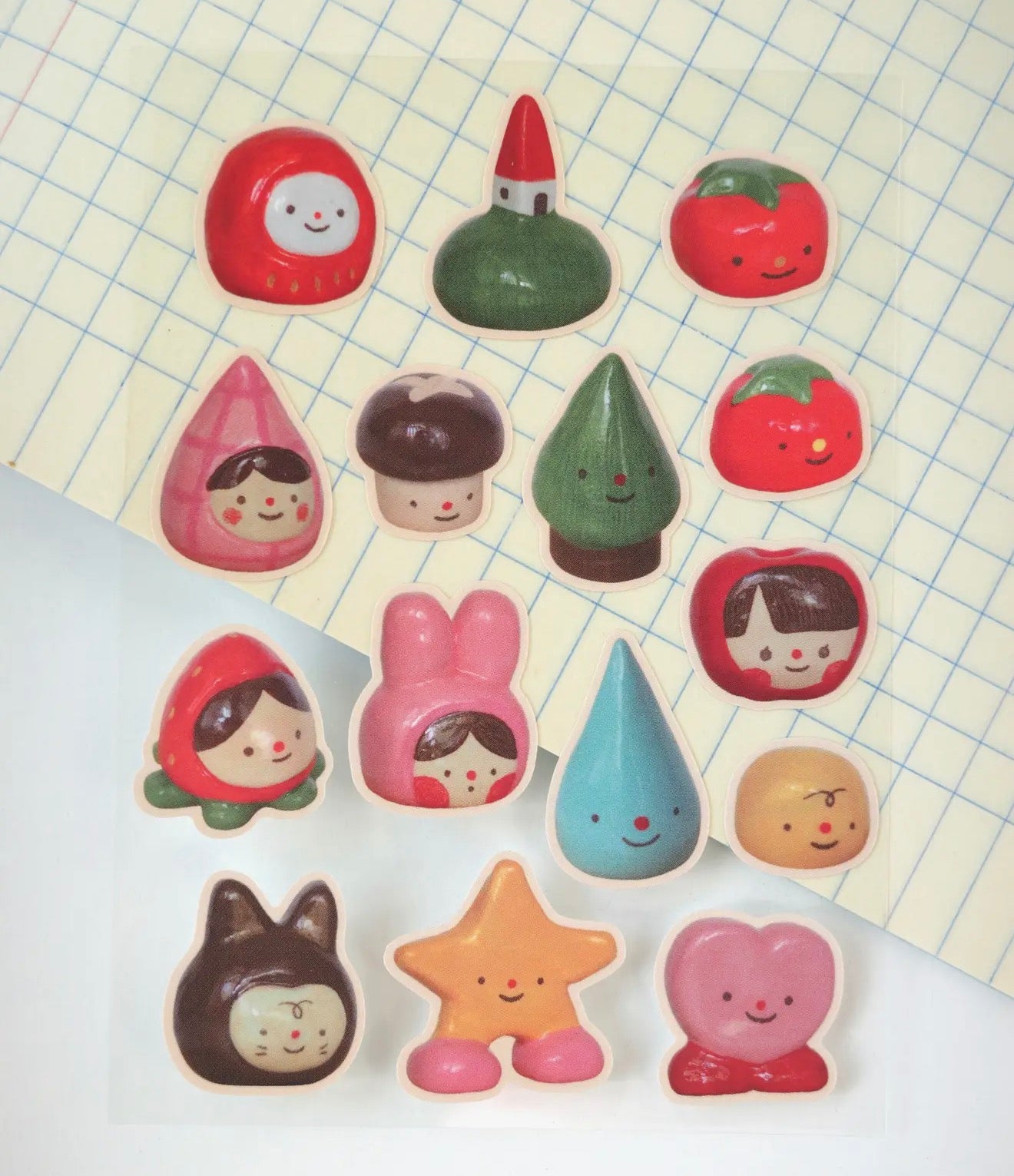 Clay Matte Vinyl Sticker Sheet
