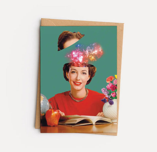 Fireworks in My Head Greeting Card