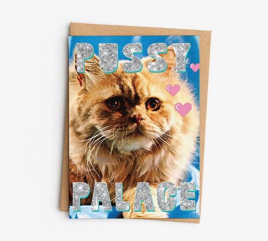 Pussy Palace Greeting Card