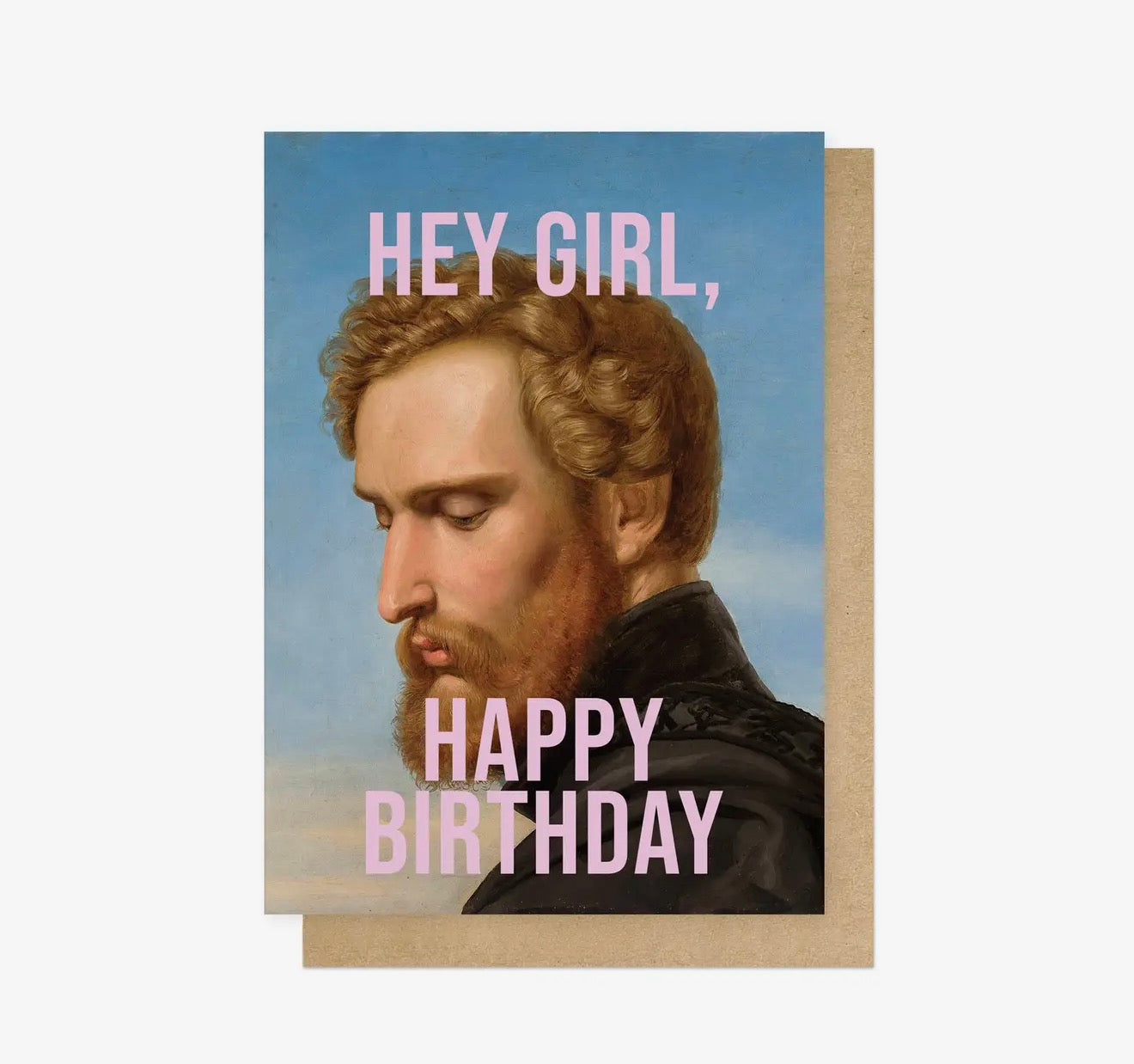 Hey Girl Greetings Card