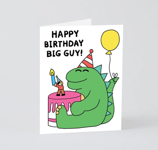 Happy Birthday Big Guy Card