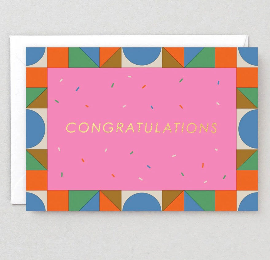 Congratulations Pattern Card