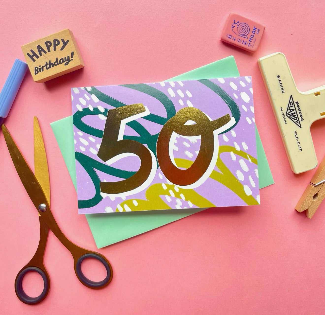 50th Birthday Card