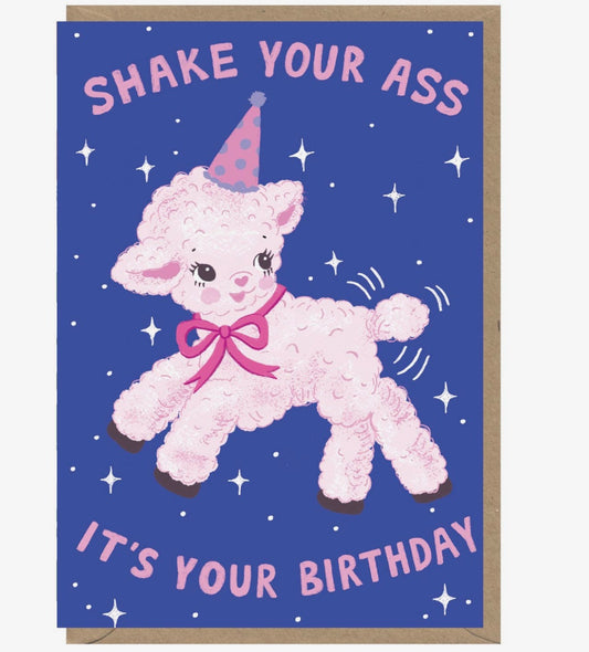 Shake Your Ass Birthday Card