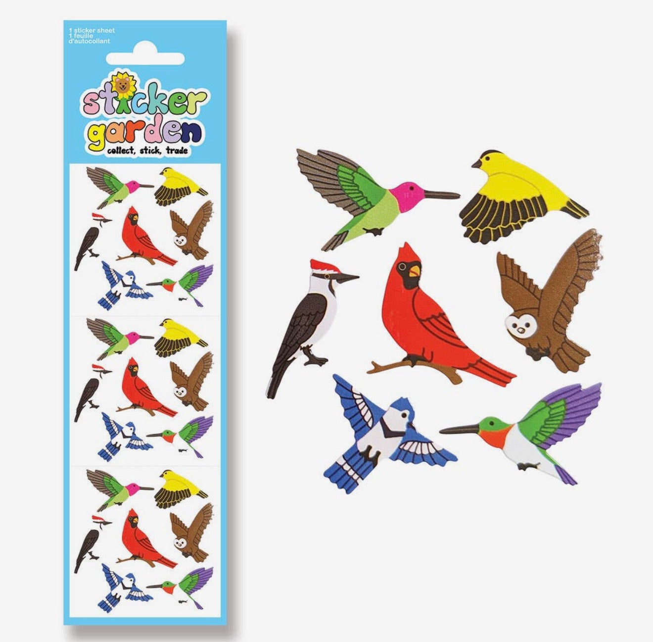 Classic Birds Sticker Sheet