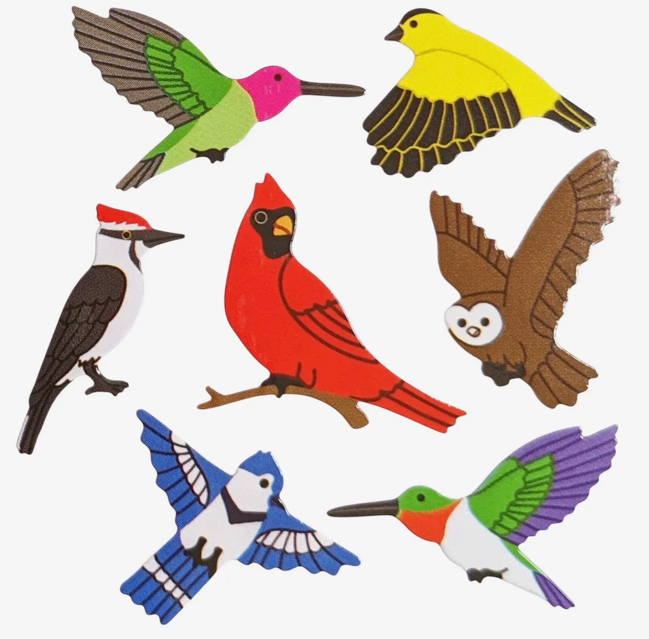 Classic Birds Sticker Sheet
