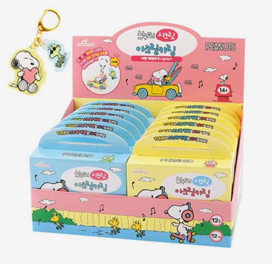 Snoopy Secret Double Acrylic Keyring Random Box