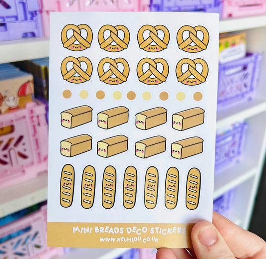 Mini Breads Sticker Sheet