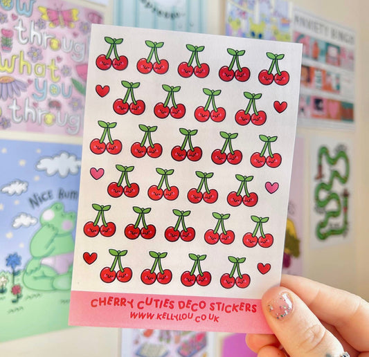 Cherry Cuties Sticker Sheet