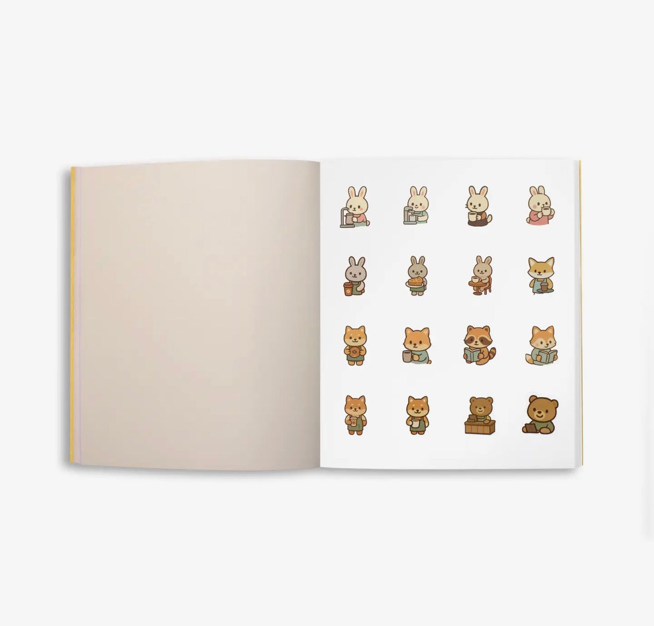 Cute 'n' Cozy Sticker Therapy - Coffee Shop