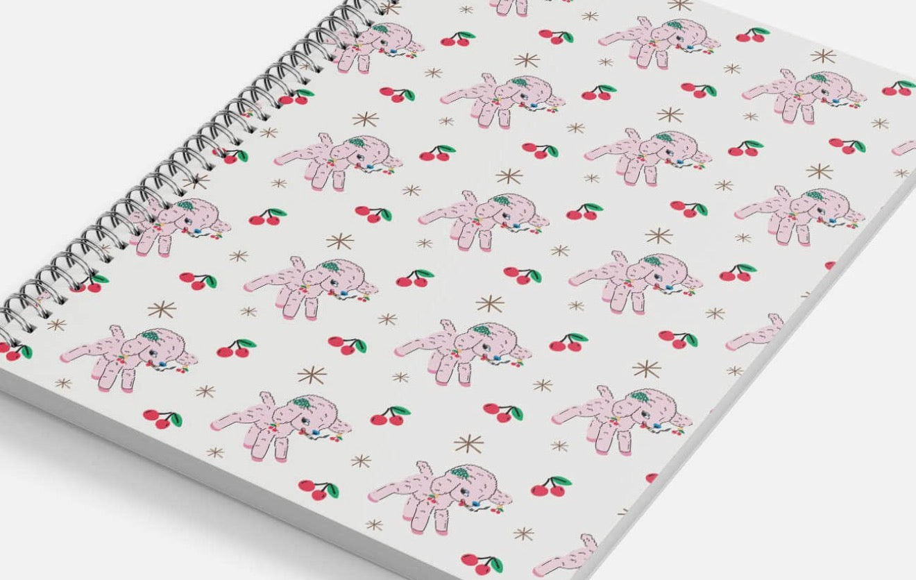 Little Lamb A5 Wire Bound Notebook