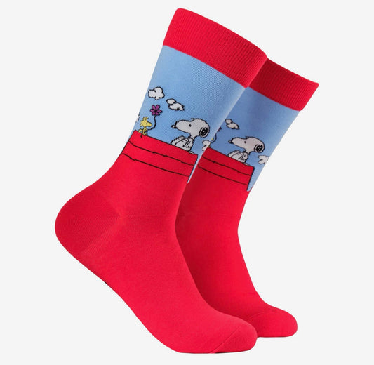 Snoopy and Woodstock Socks