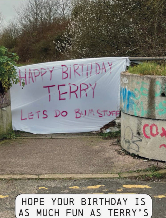 Terry Birthday Card