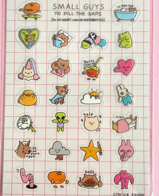 Small Guys Sticker Sheet