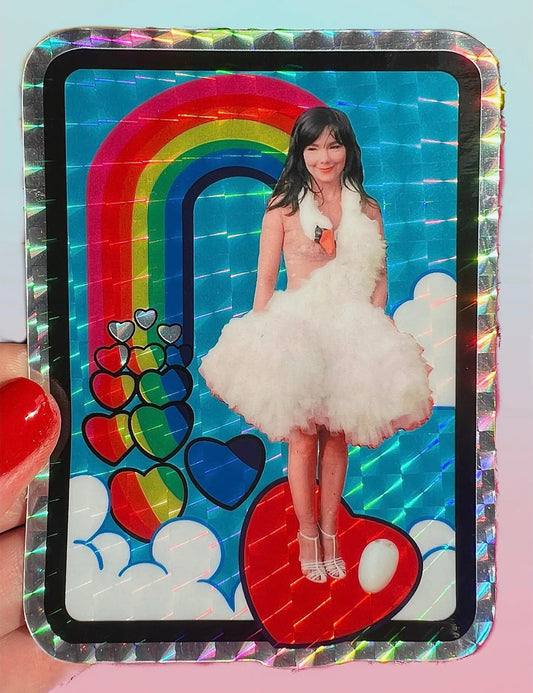 Red Carpet Swan Sticker