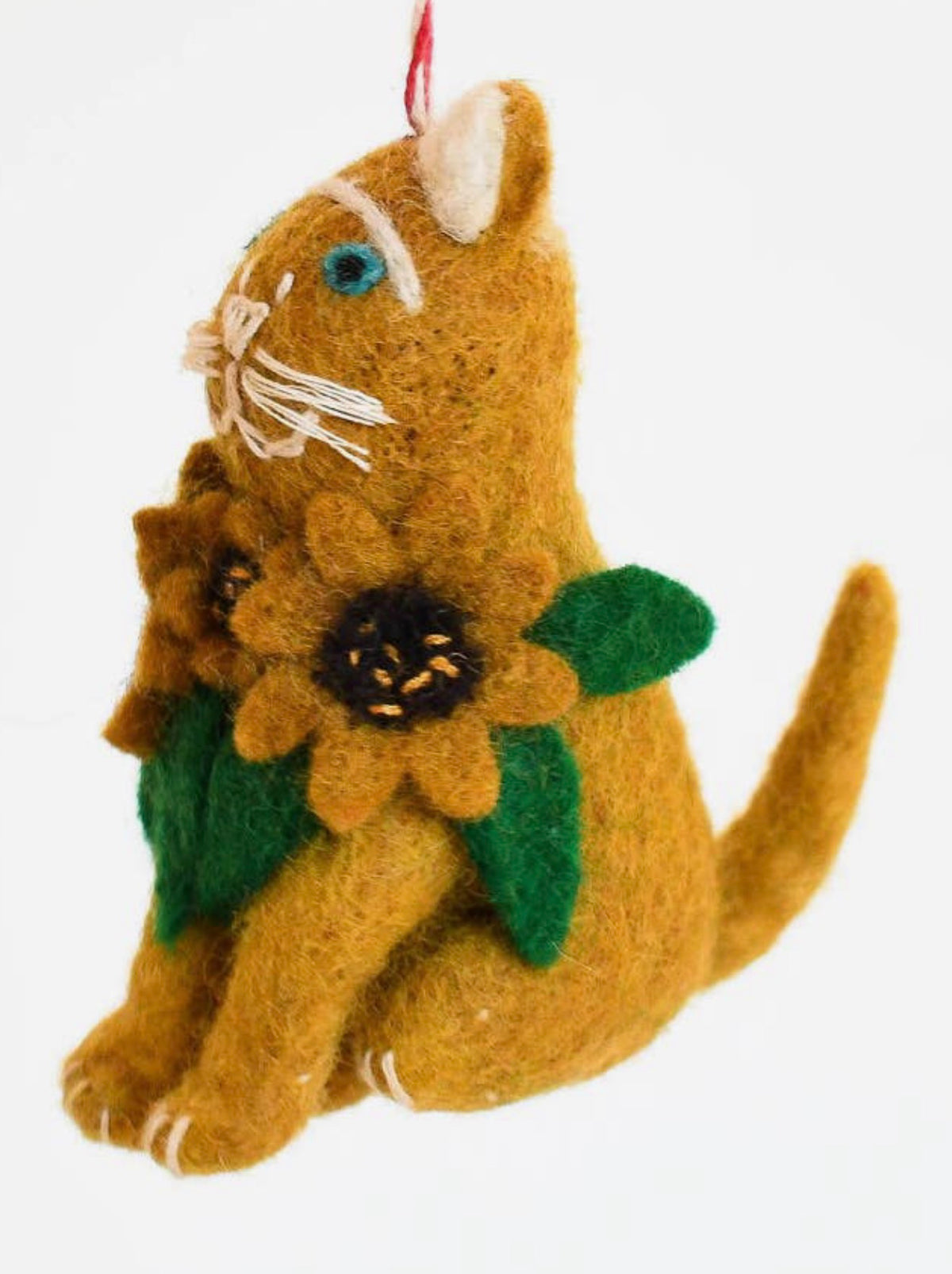 Vincat Van Gogh Cat Felt Decoration