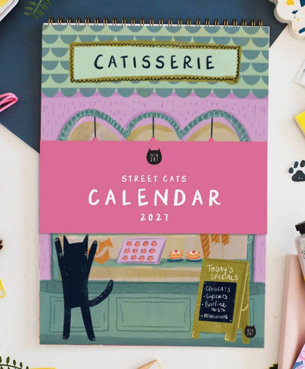 2027 Street Cats Wall Calendar