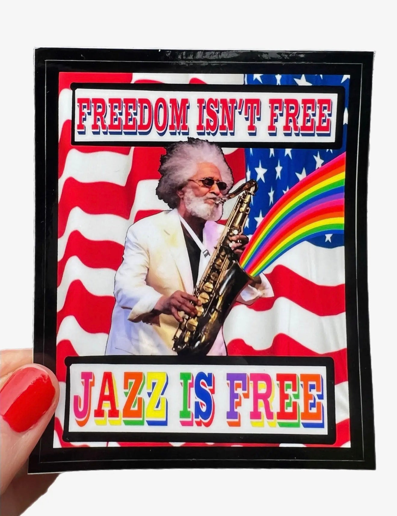 Jazz Is Free Sonny Rollins Sticker