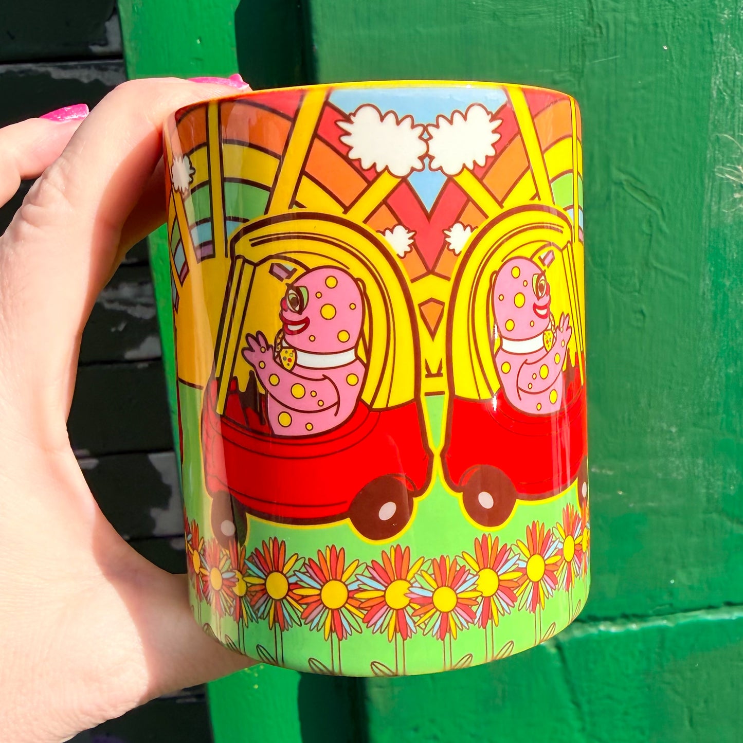 Blobby in Car Mug