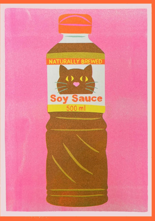 Soy Sauce Riso Print