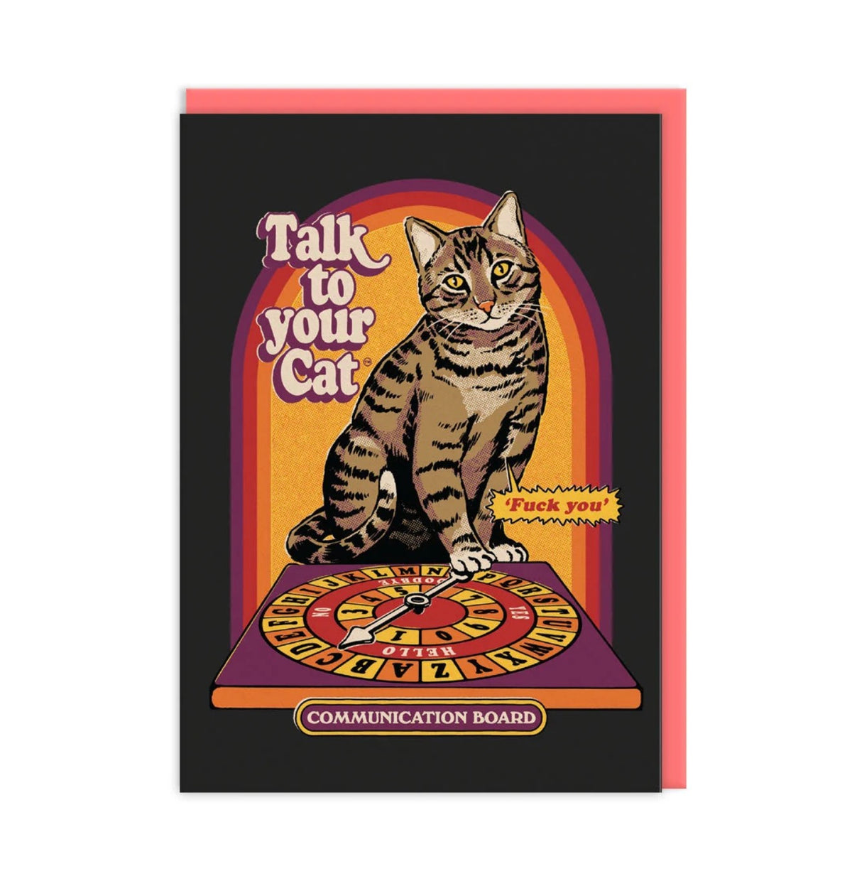 Talk To Your Cat Greeting Card