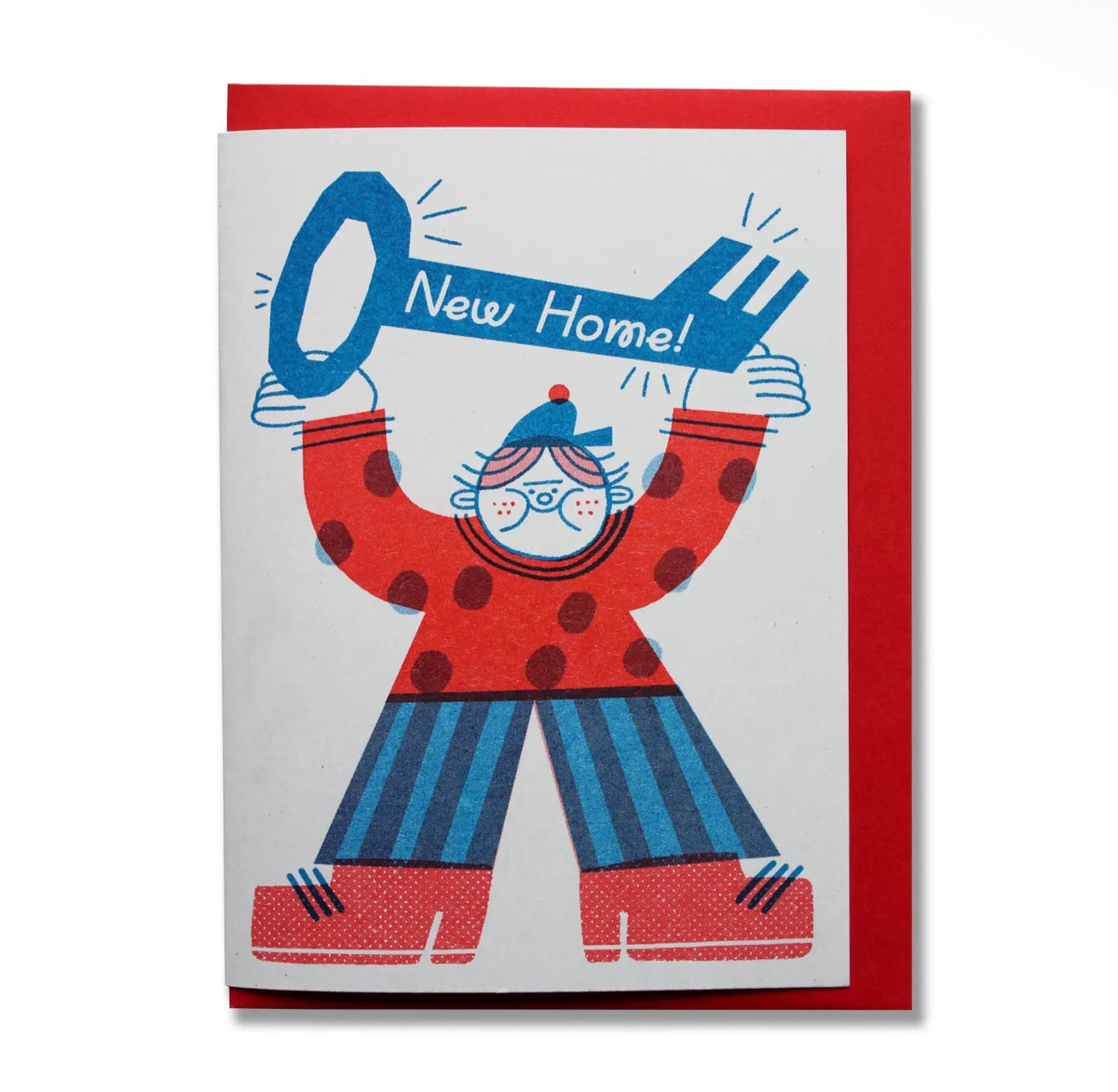 New Home Key A6 Riso Greetings Card