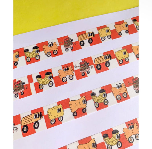 Pasta Cars Washi Tape