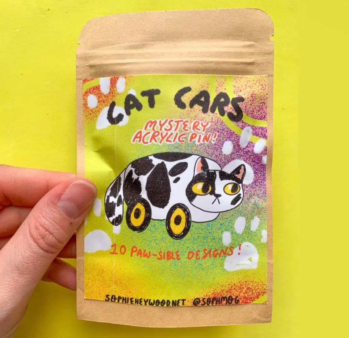 Cat Cars Mystery Pin Bag