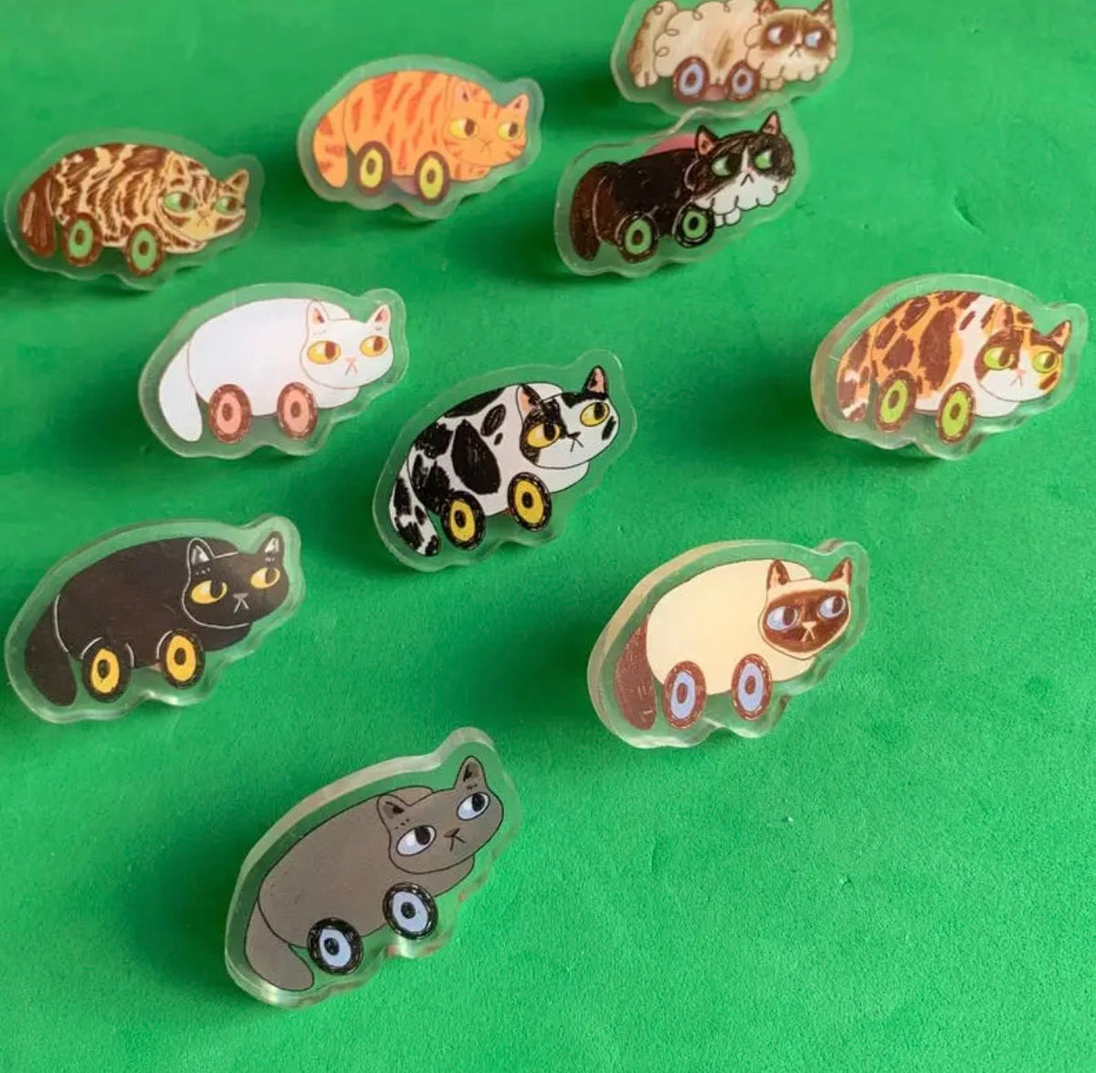 Cat Cars Mystery Pin Bag