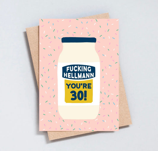 Fucking Hellmann 30th Birthday Card